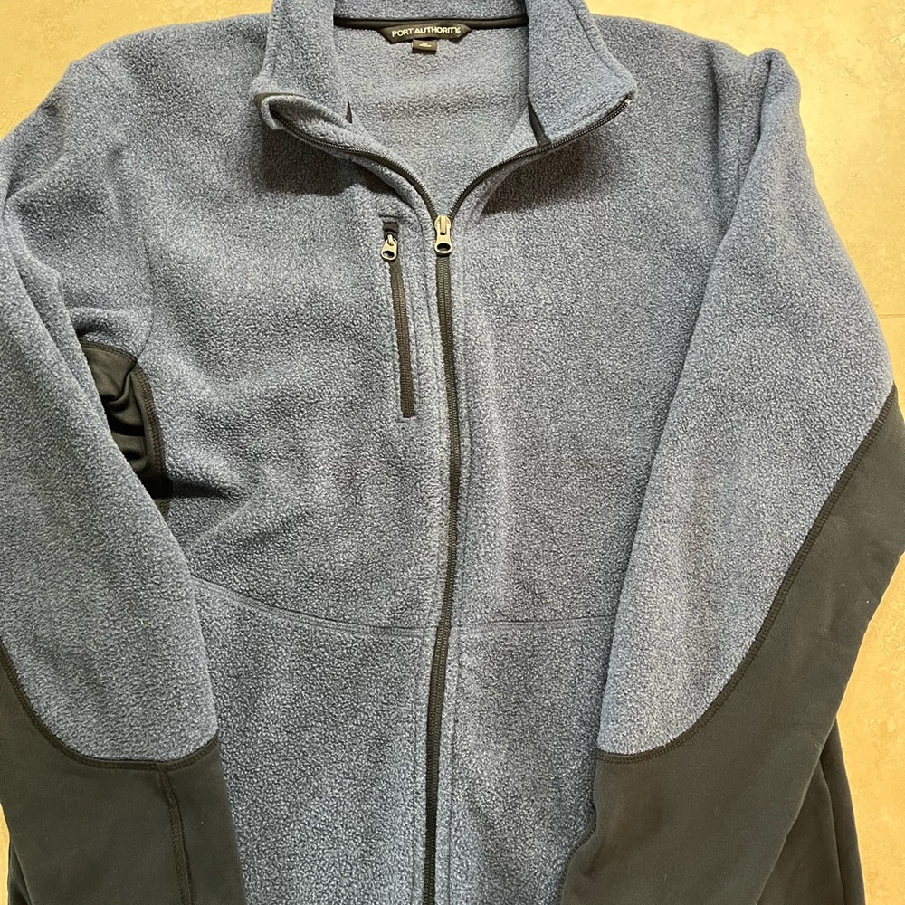 Port Authority Blue Full-Zip Fleece Jacket